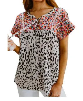 Andree By Unit - Bohemian Dreams Leopard Top