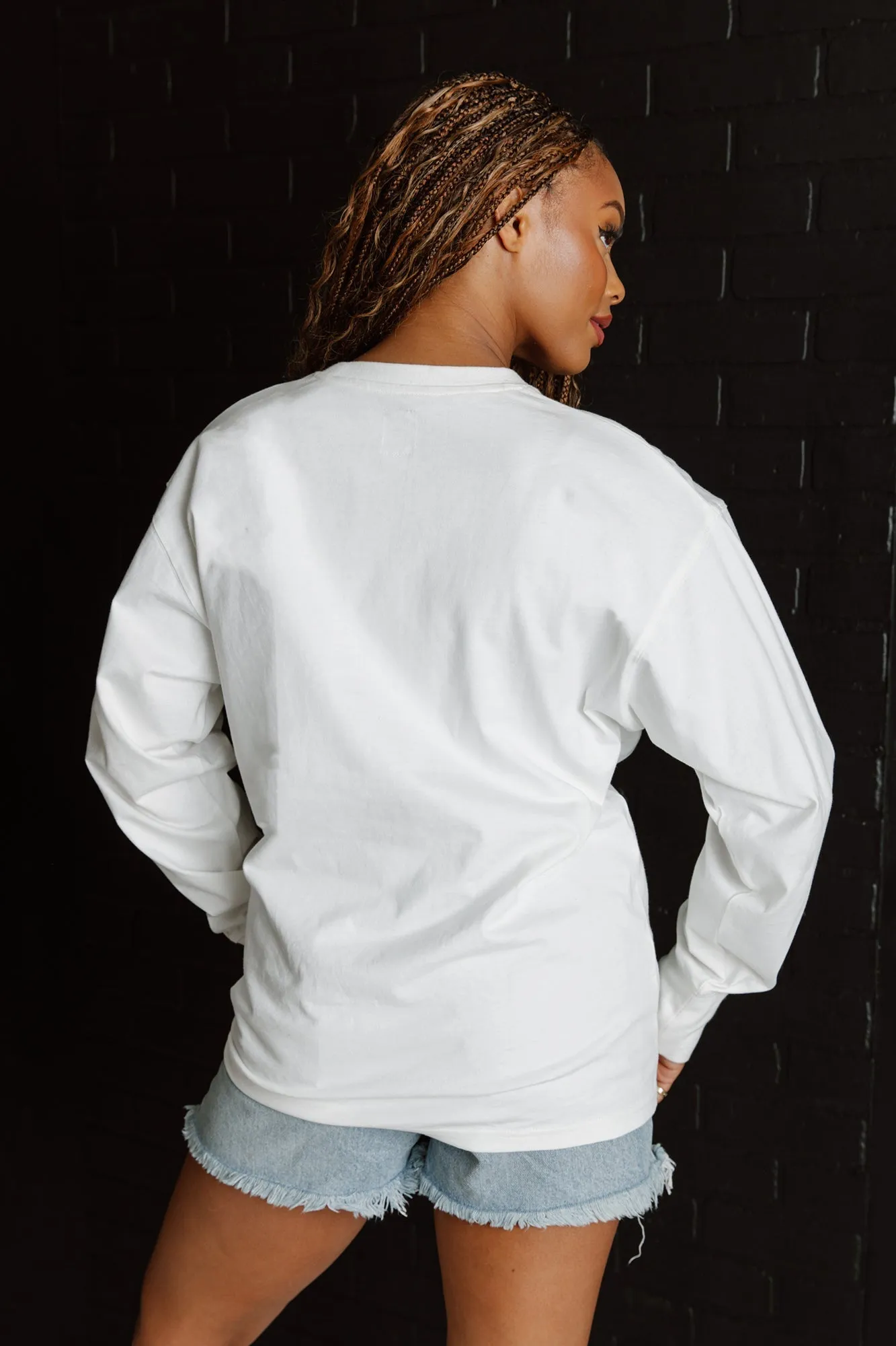 ATLANTA FALCONS TIME OUT OVERSIZED MIDWEIGHT LONG SLEEVE TEE