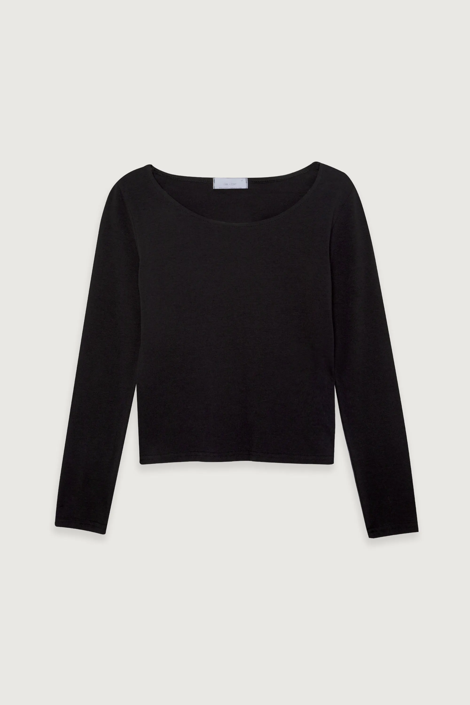 CROPPED LONG SLEEVE TOP