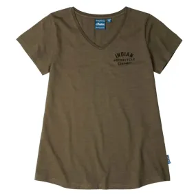 Indian Motorcycle 286291401 Polaris Womens Icon T-Shirt Tee Soft Lightweight Comfortable