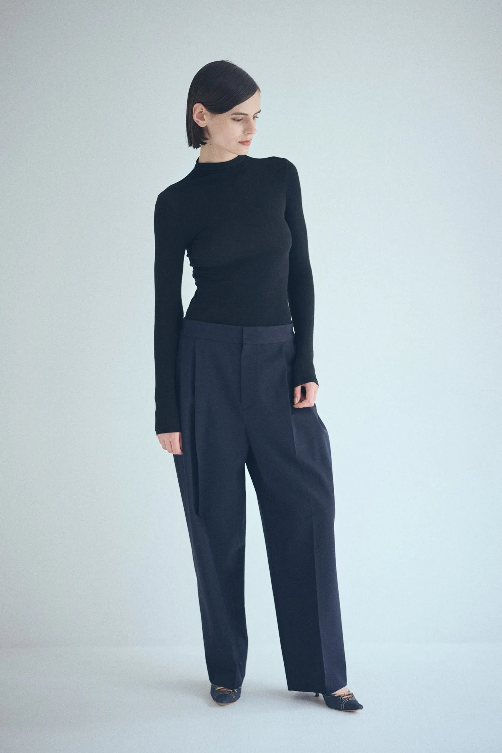 SEA SERGE WIDE TROUSERS