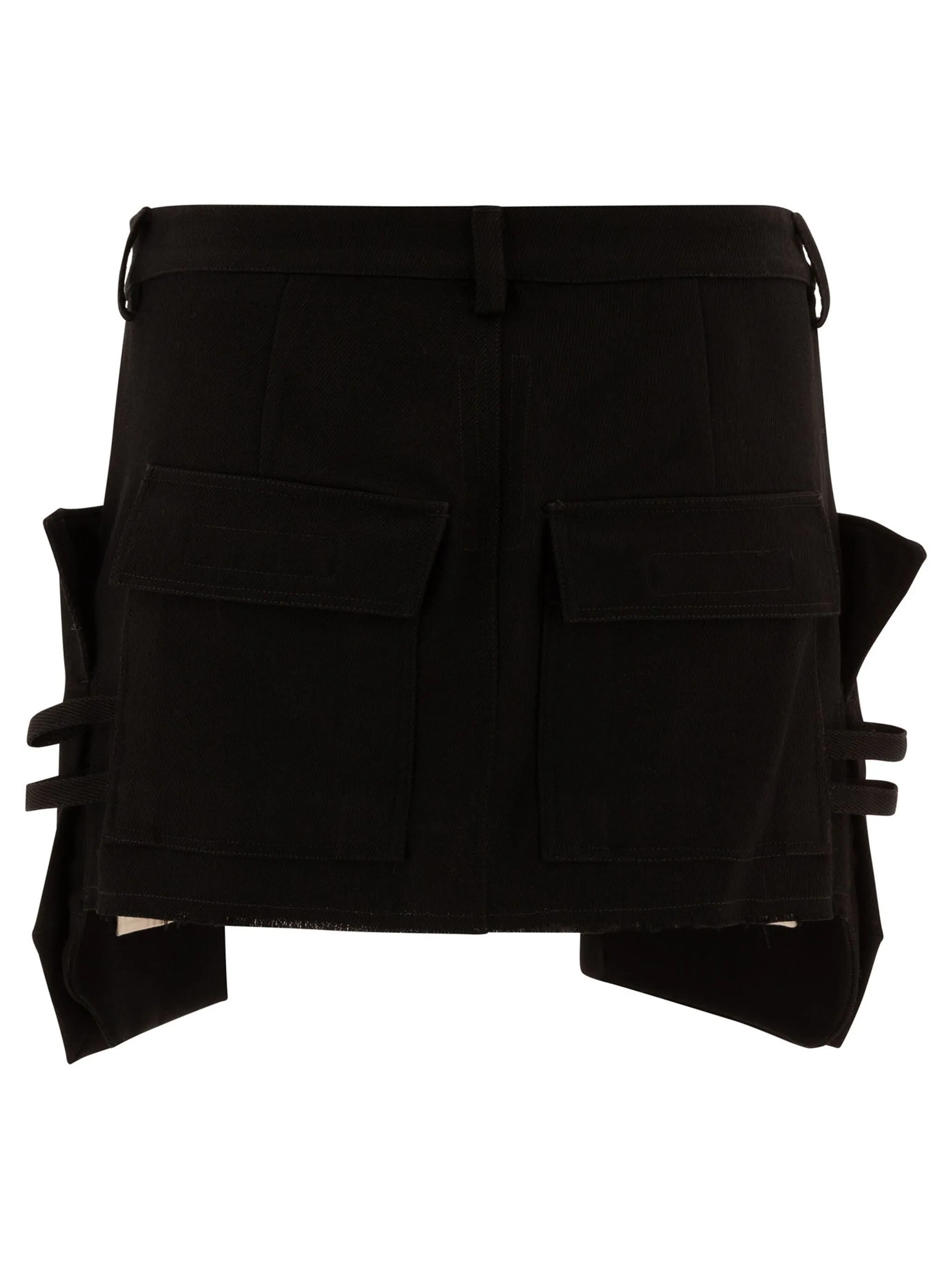 Stefan Mini Wool Drill Skirt