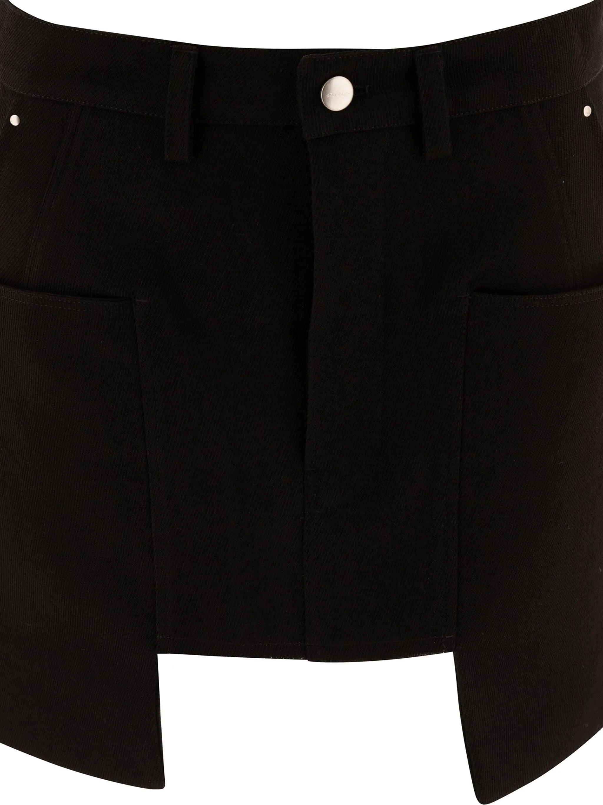 Stefan Mini Wool Drill Skirt