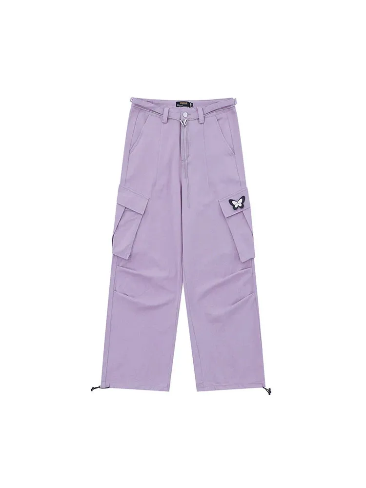Wide Butterfly Pants with Pockets Big