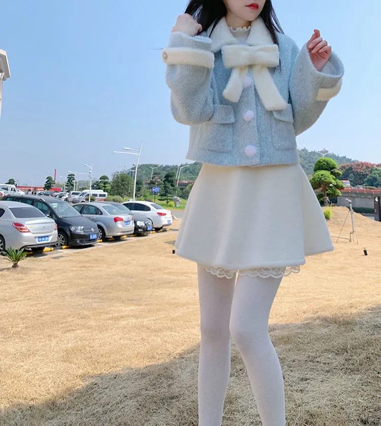 Winter Kawaii Sweet Mini Skirt