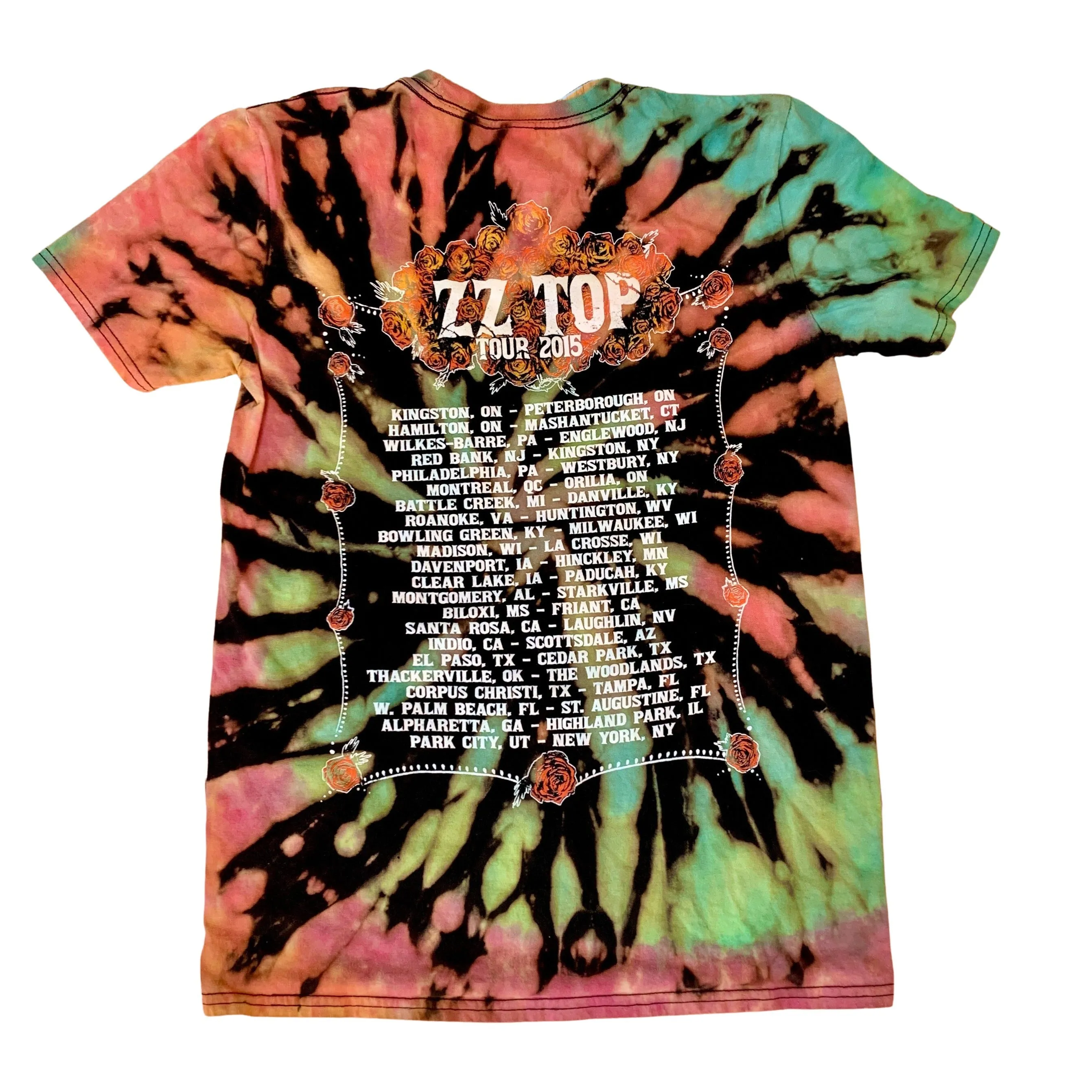 ZZ Top 2015 Tour | Tie-Dye Tee | M